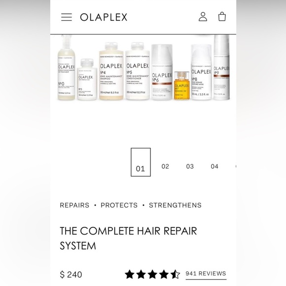 Olaplex Hair Repair System HAS QR CODE FOR AUTHENTICATION - Picture 3 of 3